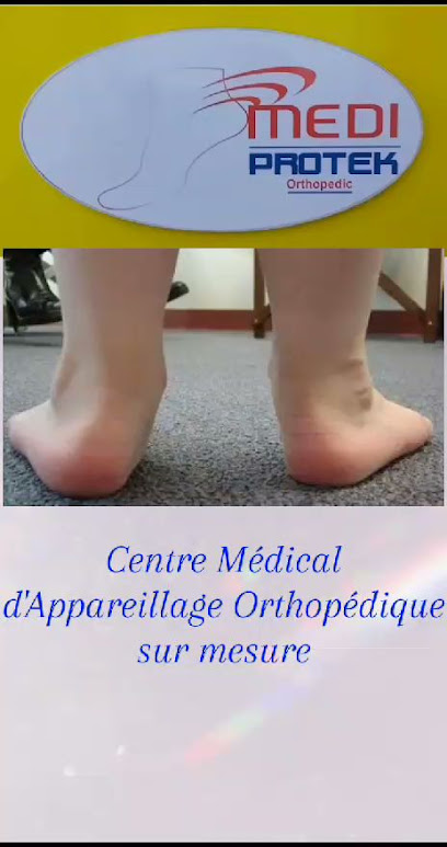 MEDIPROTEK ORTHOPEDIE. Orthèse - prothèse - corsets - semelles orthopédiques